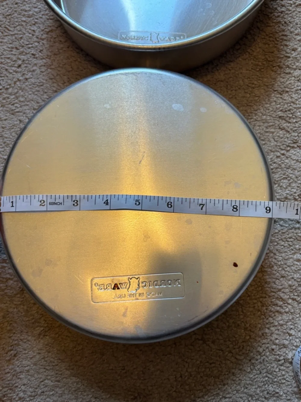 Nordic Ware Silver Round Baking Pans Set of 2